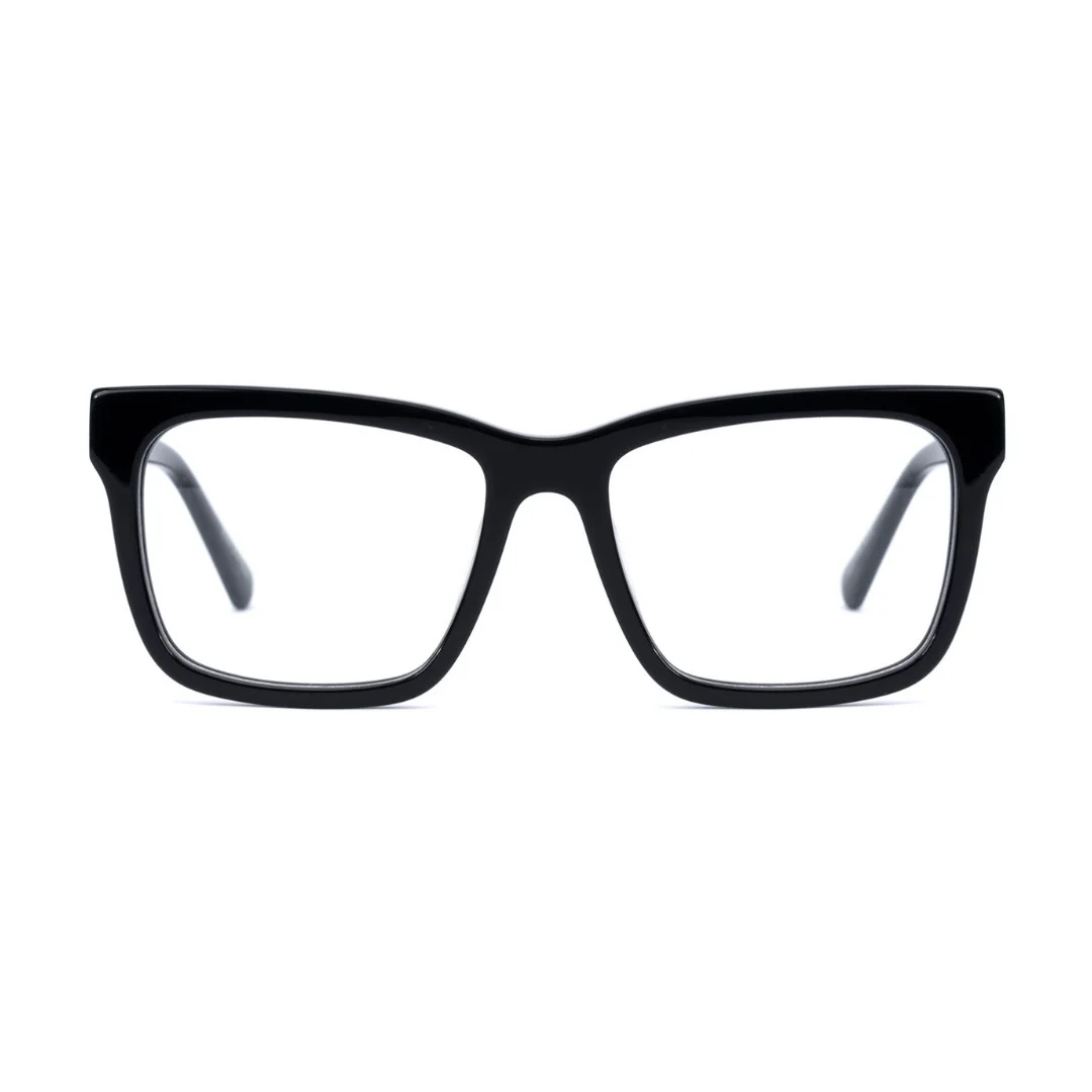 2 Clear Lens Glasses Rectangle Frame Transparent Fashion Eyewear UV 400 Protect 4